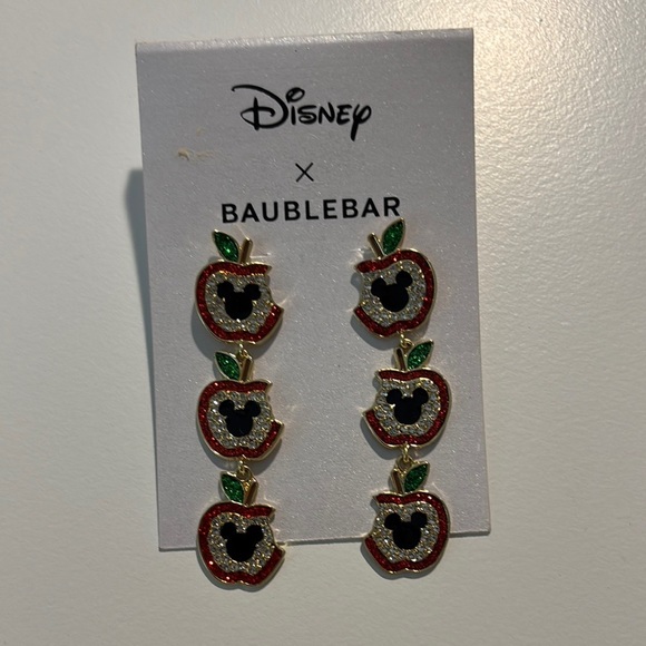 Disney x BaubleBar Apple Earrings - Picture 1 of 4